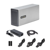 StarTech.com Thunderbolt 3 PCIe Expansion Chassis, Enclosure Box w/Dual PCI-E Slots, External PCIe Slots, 8K/4K Output Via TB3/DP 1.4, TAA
