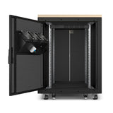 APC by Schneider Electric NetShelter 17U Enclosed Cabinet Rack Cabinet for Server - 482.60 mm Rack Width - Maple