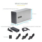 StarTech.com Thunderbolt 3 PCIe Expansion Chassis, Enclosure Box w/Dual PCI-E Slots, External PCIe Slots, 8K/4K Output Via TB3/DP 1.4, TAA