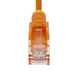 StarTech 1.5m Orange Slim CAT6 Ethernet Cable, Snagless RJ45, UTP, LSZH, 28AWG Pure Bare Copper, Slim Network Patch Cord