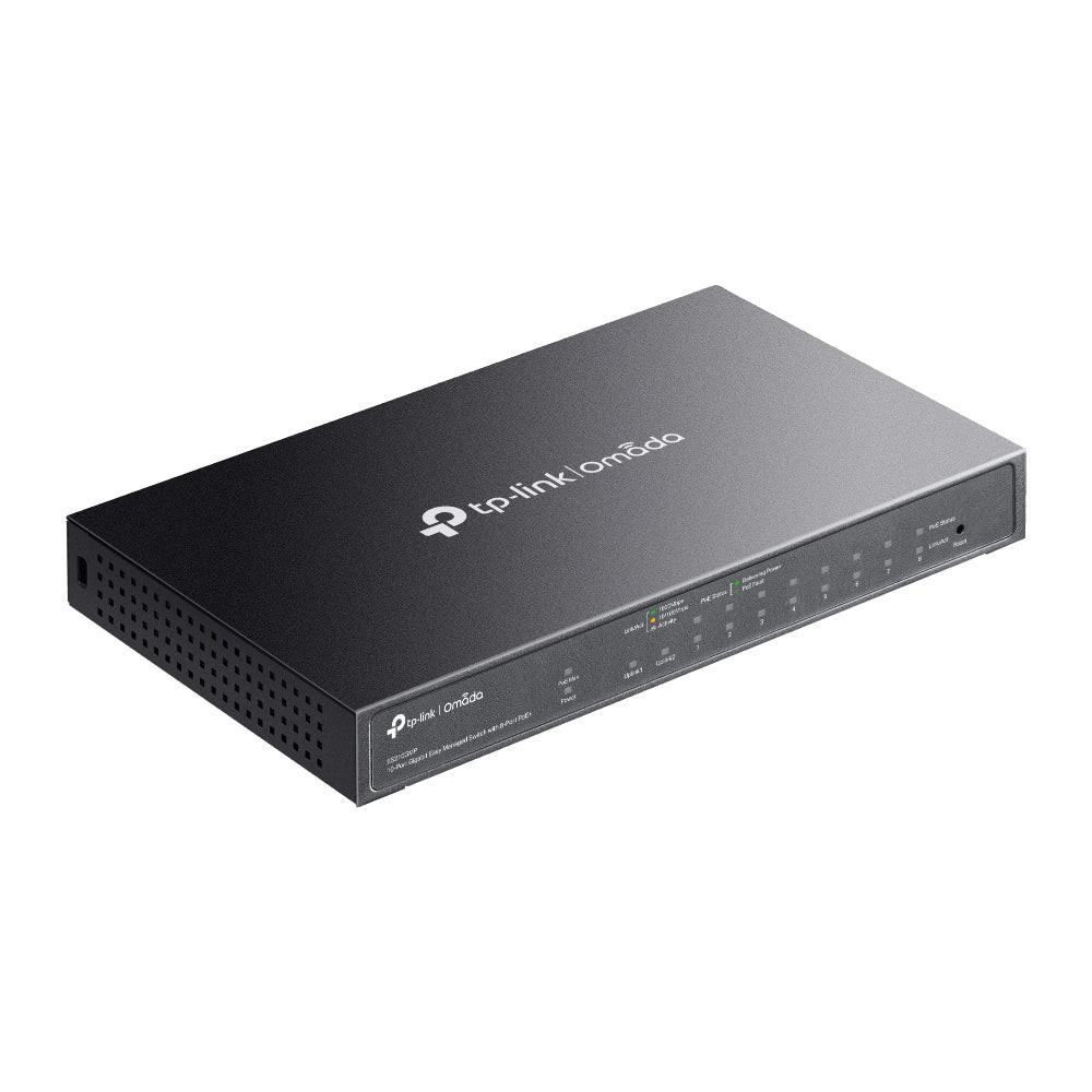 Omada ES210GMP 10 Ports Manageable Ethernet Switch - Gigabit Ethernet - 10/100/1000Base-T, 1000Base-X