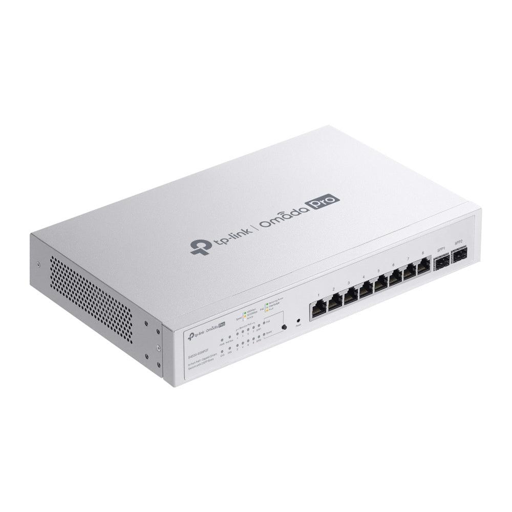 TP-Link Omada Pro S4500-8GHP2F 8 Ports Manageable Ethernet Switch - Gigabit Ethernet - 10/100/1000Base-T, 1000Base-X