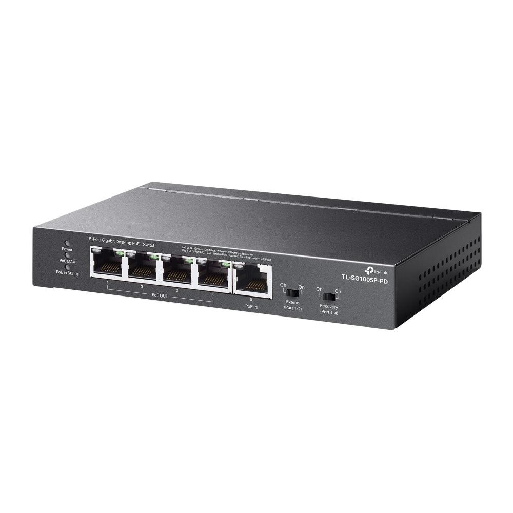 Omada TL-SG1005P-PD 5 Ports Ethernet Switch - Gigabit Ethernet - 10/100/1000Base-T