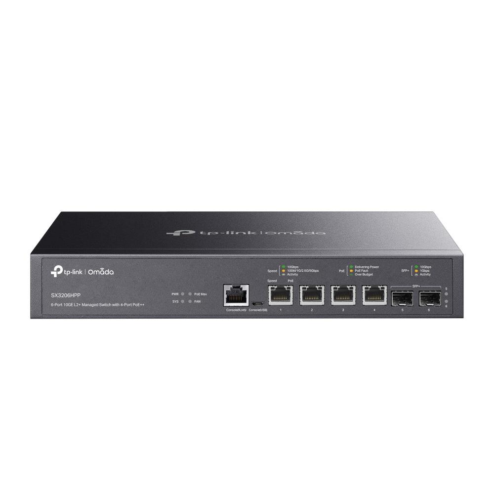 Omada SX3206HPP 4 Ports Manageable Ethernet Switch - 10 Gigabit Ethernet - 10GBase-T, 10GBase-X