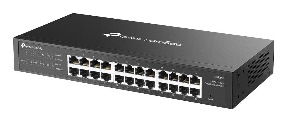 Omada ES224G 24 Ports Manageable Ethernet Switch - Gigabit Ethernet - 10/100/1000Base-T