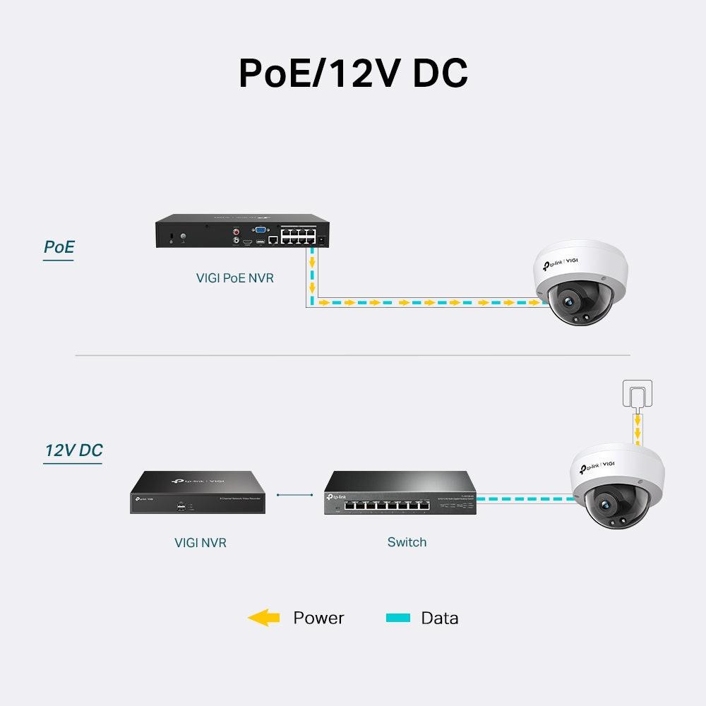 TP-Link VIGI C240I 4 Megapixel Network Camera - Colour - Dome