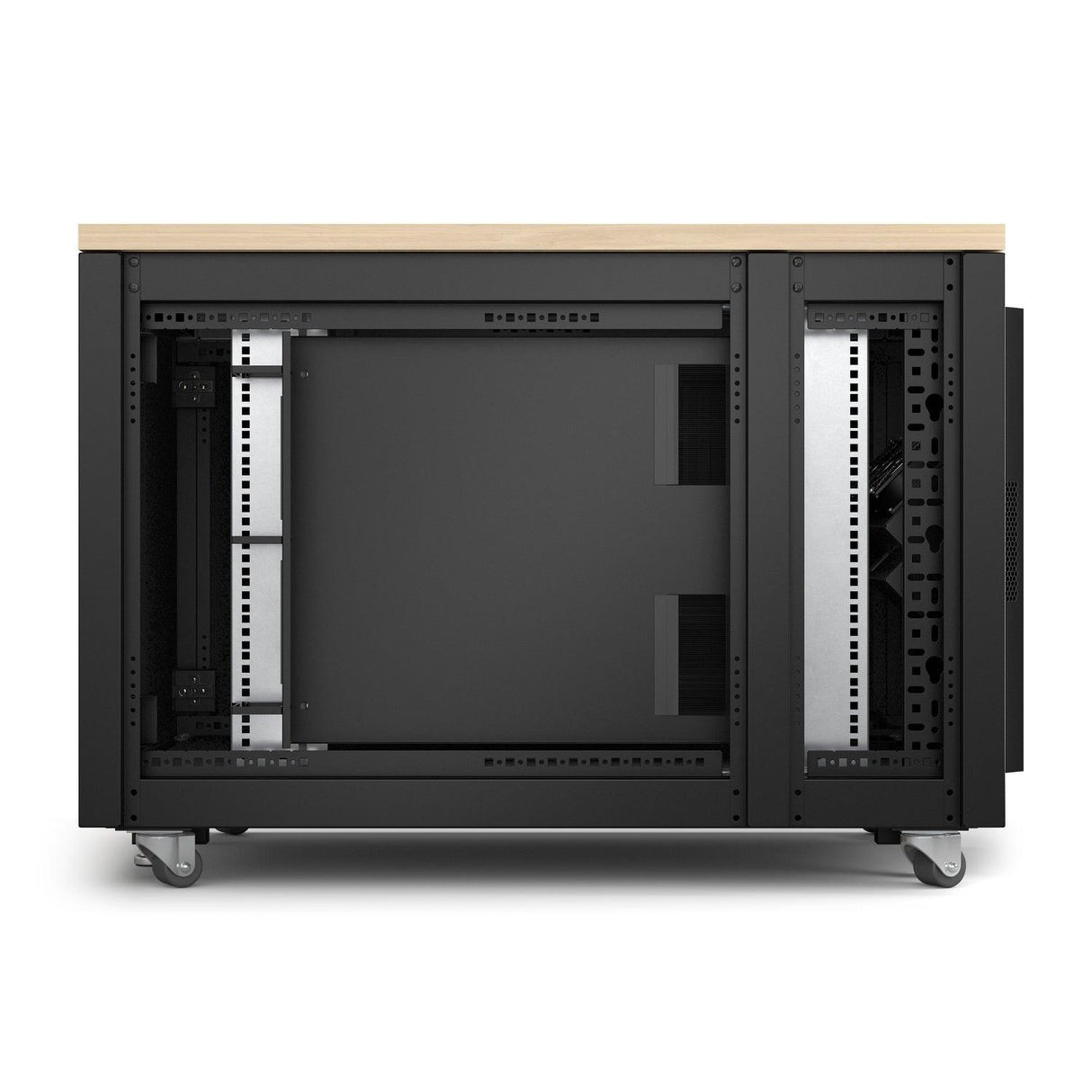 APC by Schneider Electric NetShelter 12U Rack Cabinet for Server - 482.60 mm Rack Width - Wood Light - TAA Compliant