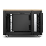 APC by Schneider Electric NetShelter 12U Rack Cabinet for Server - 482.60 mm Rack Width - Wood Light - TAA Compliant