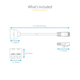 StarTech.com 2-to-1 RJ45 Splitter Cable Adapter - Network splitter - RJ-45 (M) - RJ-45 (F)~