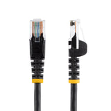 StarTech.com 5m Cat5e Patch Cable with Snagless RJ45 Connectors - Black - 5 m Patch Cord