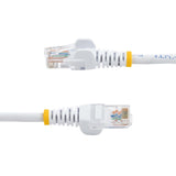 StarTech.com 0.5m White Cat5e Patch Cable with Snagless RJ45 Connectors - Short Ethernet Cable - 0.5 m Cat 5e UTP Cable