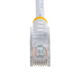 StarTech.com 0.5m White Cat5e Patch Cable with Snagless RJ45 Connectors - Short Ethernet Cable - 0.5 m Cat 5e UTP Cable