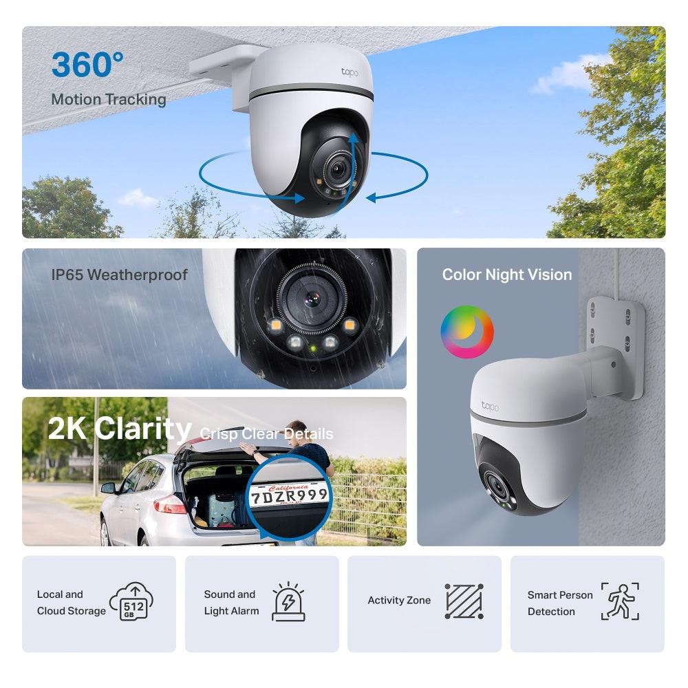 Tapo TC41 Indoor/Outdoor 2K Network Camera - Colour