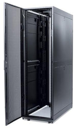 APC by Schneider Electric NetShelter SX 48U Floor Standing Rack Cabinet for Server - 482.60 mm Rack Width - Black - TAA Compliant