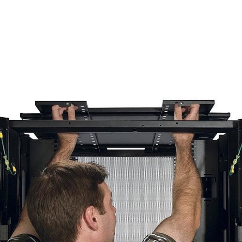 APC by Schneider Electric NetShelter 42U Enclosed Cabinet Rack Cabinet for Blade Server - 482.60 mm Rack Width - Black - TAA Compliant