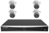 Hikvision 8MP AcuSense 4-Camera Turret Kit | BYO HDD
