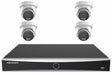 Hikvision 8MP 4K AcuSense Turret 4-Camera Kit