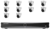 Hikvision 8MP ColorVu 3.0 10-Camera Turret Kit | 4TB HDD Pre-Installed