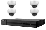 HiLook 6MP 4-Camera Dome Kit | 2TB HDD Pre-Installed
