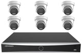Hikvision Mixed 6-Cam Kit (4x 8MP AcuSense + 2x 8MP Strobe)