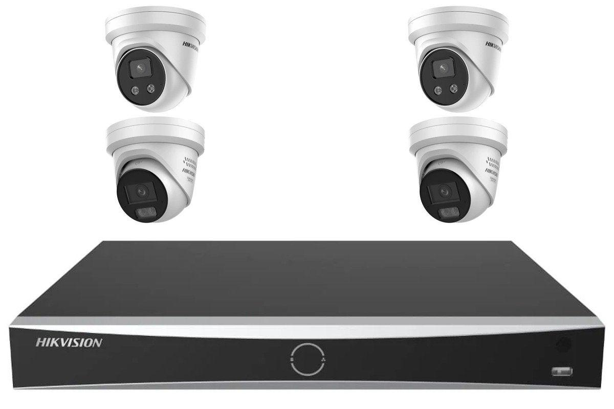 Hikvision Mixed 4-Camera Kit (2x 6MP AcuSense + 2x 6MP ColorVu) | BYO HDD
