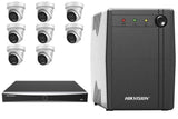 Hikvision 8MP ColorVu 8-Cam + UPS1000 Kit