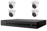 HiLook 8MP 4-Camera Turret Kit | 2TB HDD Pre-Installed