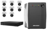 HiLook 6MP 8-Camera + UPS1000 Kit