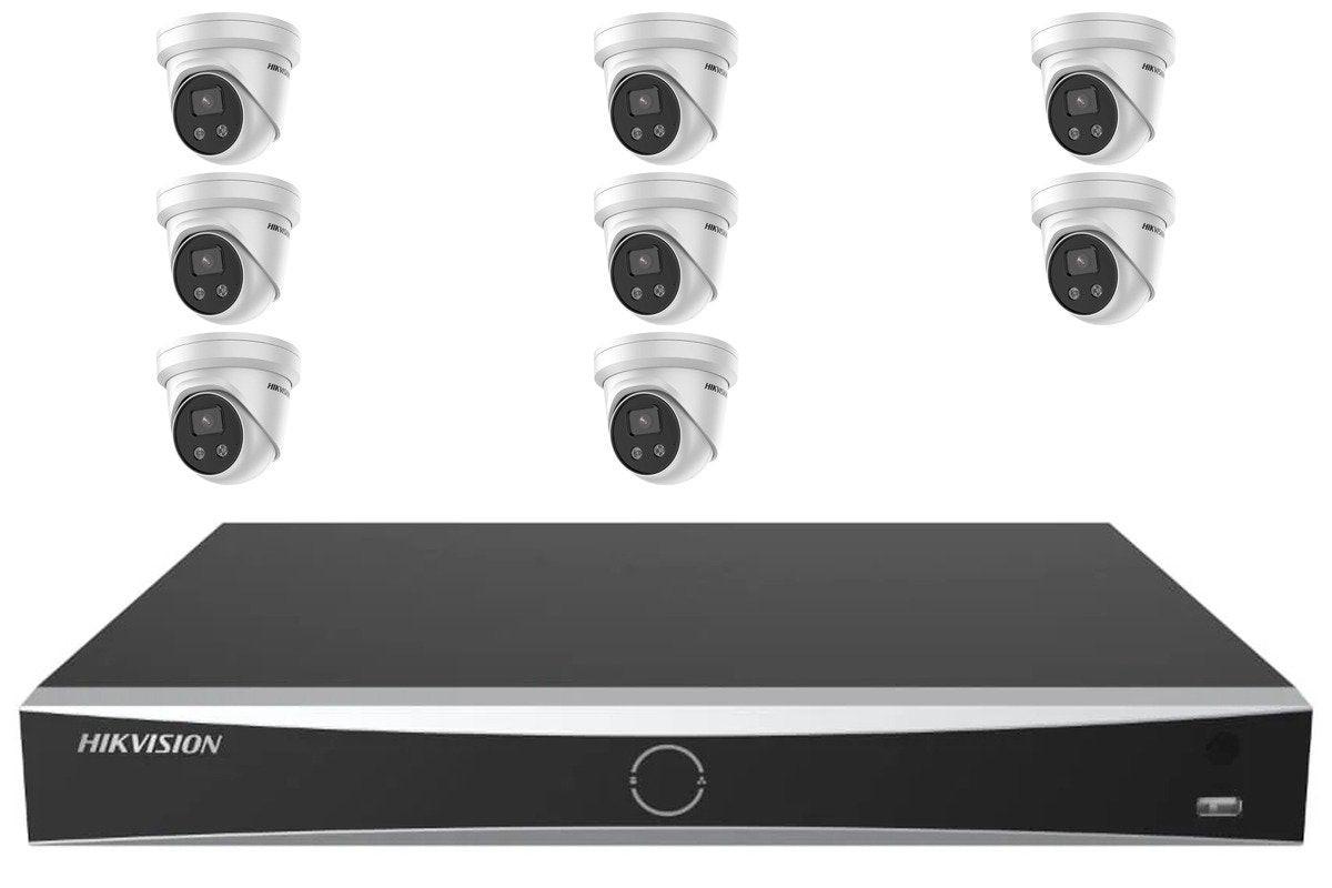 Hikvision 6MP AcuSense 8-Camera Turret Kit | BYO HDD