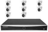 Hikvision 6MP AcuSense 8-Camera Turret Kit | BYO HDD