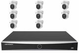 Hikvision 6MP AcuSense Turret 8-Camera Kit