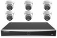 Hikvision 8MP 4K AcuSense Turret 6-Camera Kit