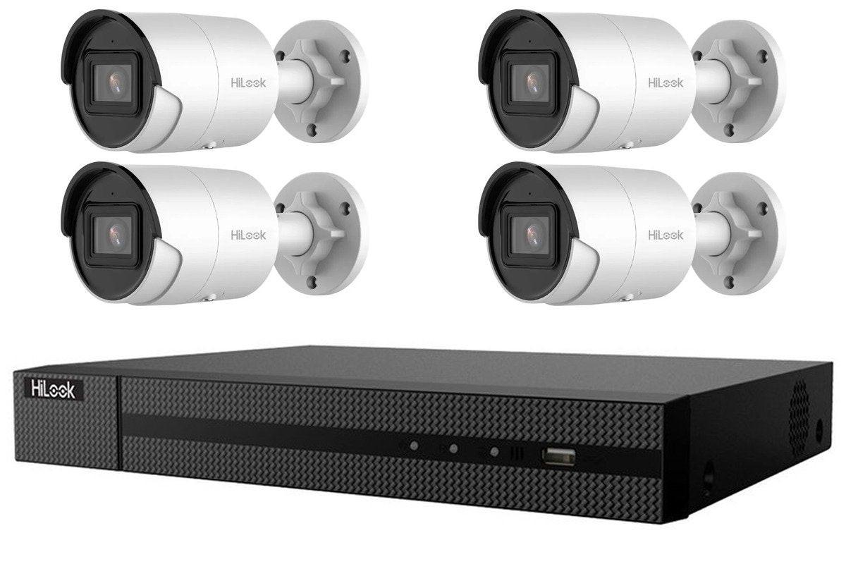 HiLook 6MP Bullet 4-Camera Kit | 2TB HDD Pre-Installed