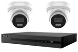 HiLook 6MP 2-Camera Turret Kit | 2TB HDD Pre-Installed