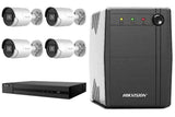 HiLook 6MP Bullet 4-Camera Kit | 2TB HDD Pre-Installed + UPS600