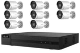 HiLook 6MP Bullet 8-Camera Kit | 4TB HDD Pre-Installed