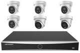 Hikvision Mixed 6-Camera Kit (4x 6MP AcuSense + 2x 8MP ColorVu) | BYO HDD